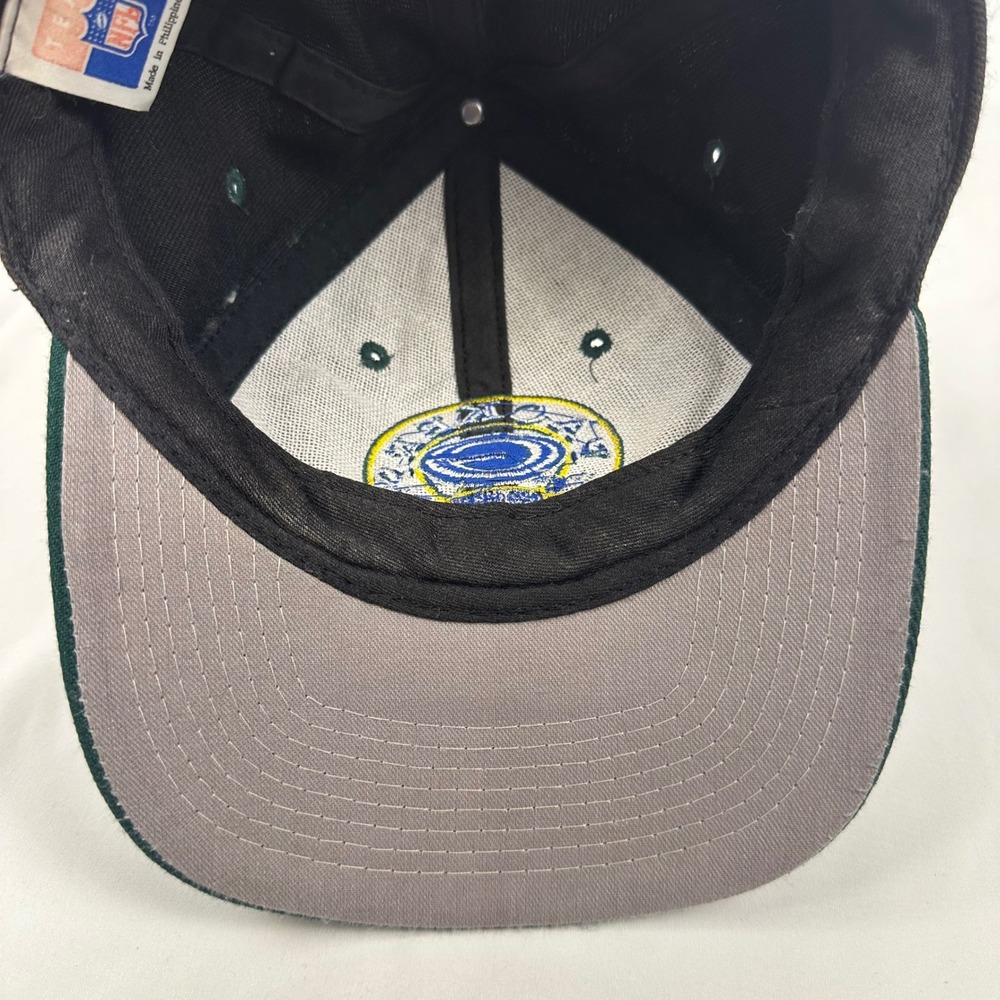 Vintage Green Bay Packers Snapback Hat Men OSFA Brown Drew Pearson NFL Cap - Picture 7 of 10